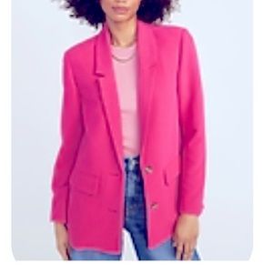 Bright pink blazer